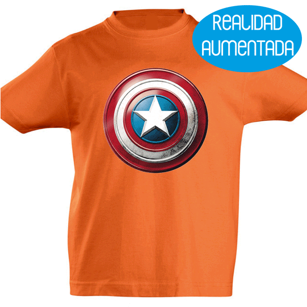 Escudo Capitán América Redondo Niños
