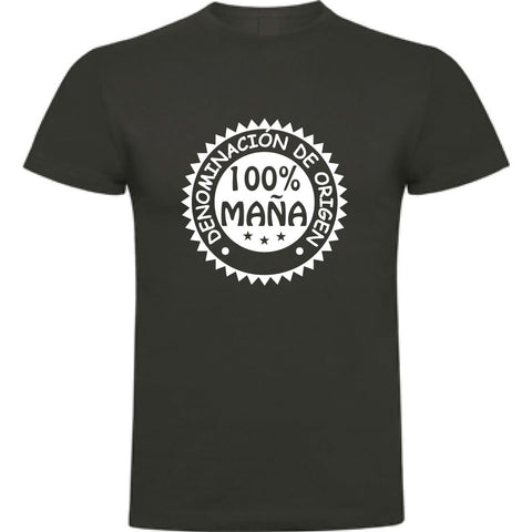 Camiseta hombre manga corta - 100% Maña. – Camisetas Albahaca