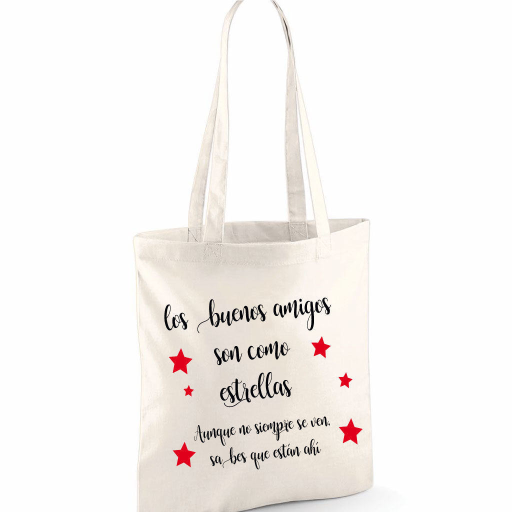 Bolsa - Los buenos amigos son como estrellas.