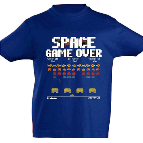 Camiseta manga corta niño - Space Game.